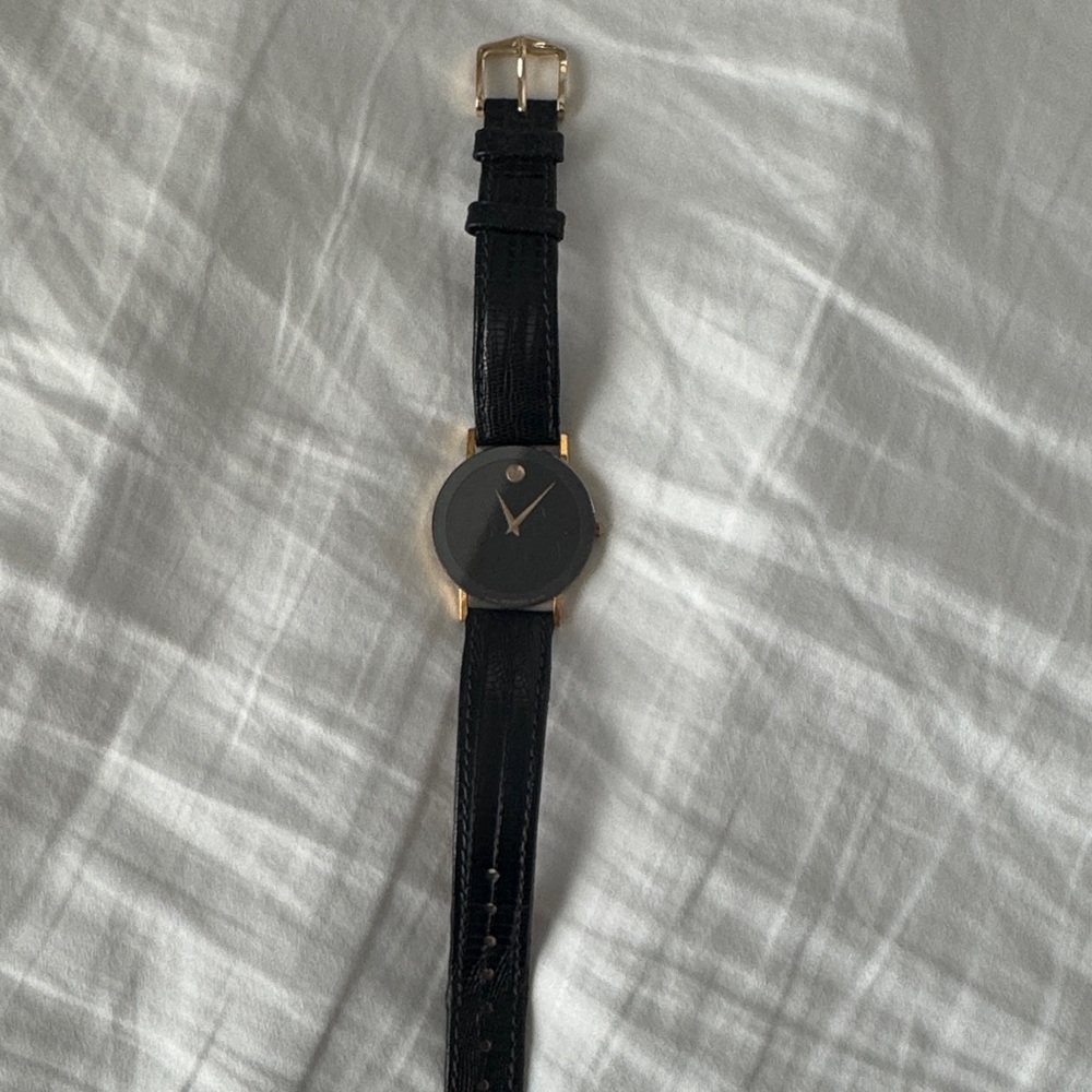 Black and Gold Watch